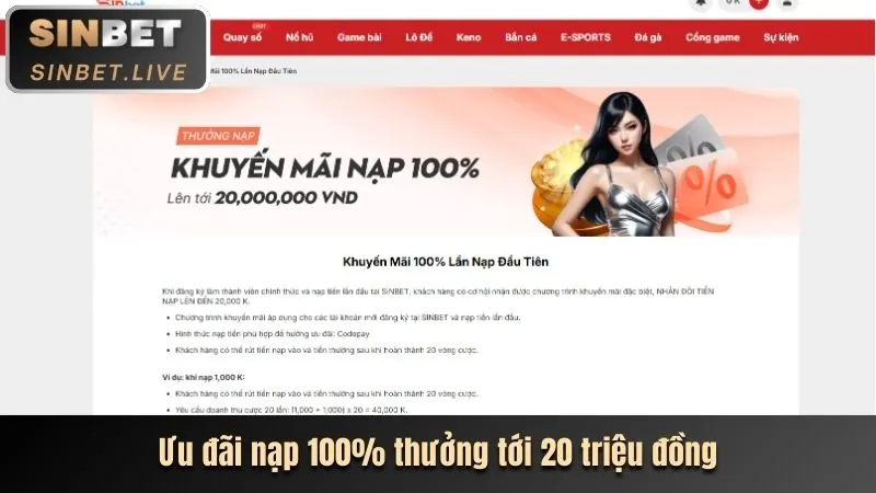 Thông báo mới nhất từ sin88